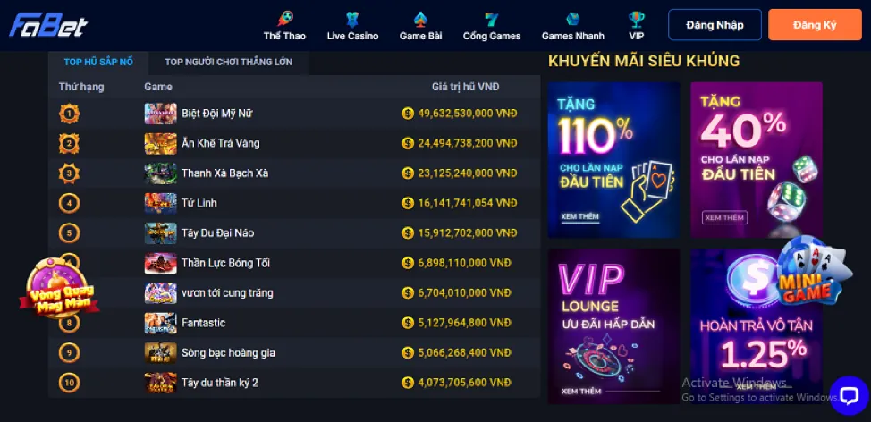Ưu đãi chào mừng thành viên mới CWIN111